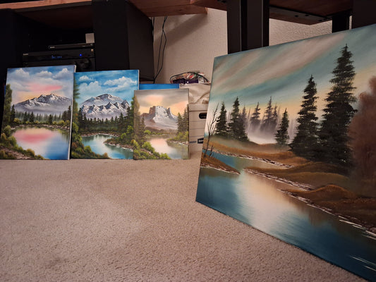 Recent Paintings Side by Side